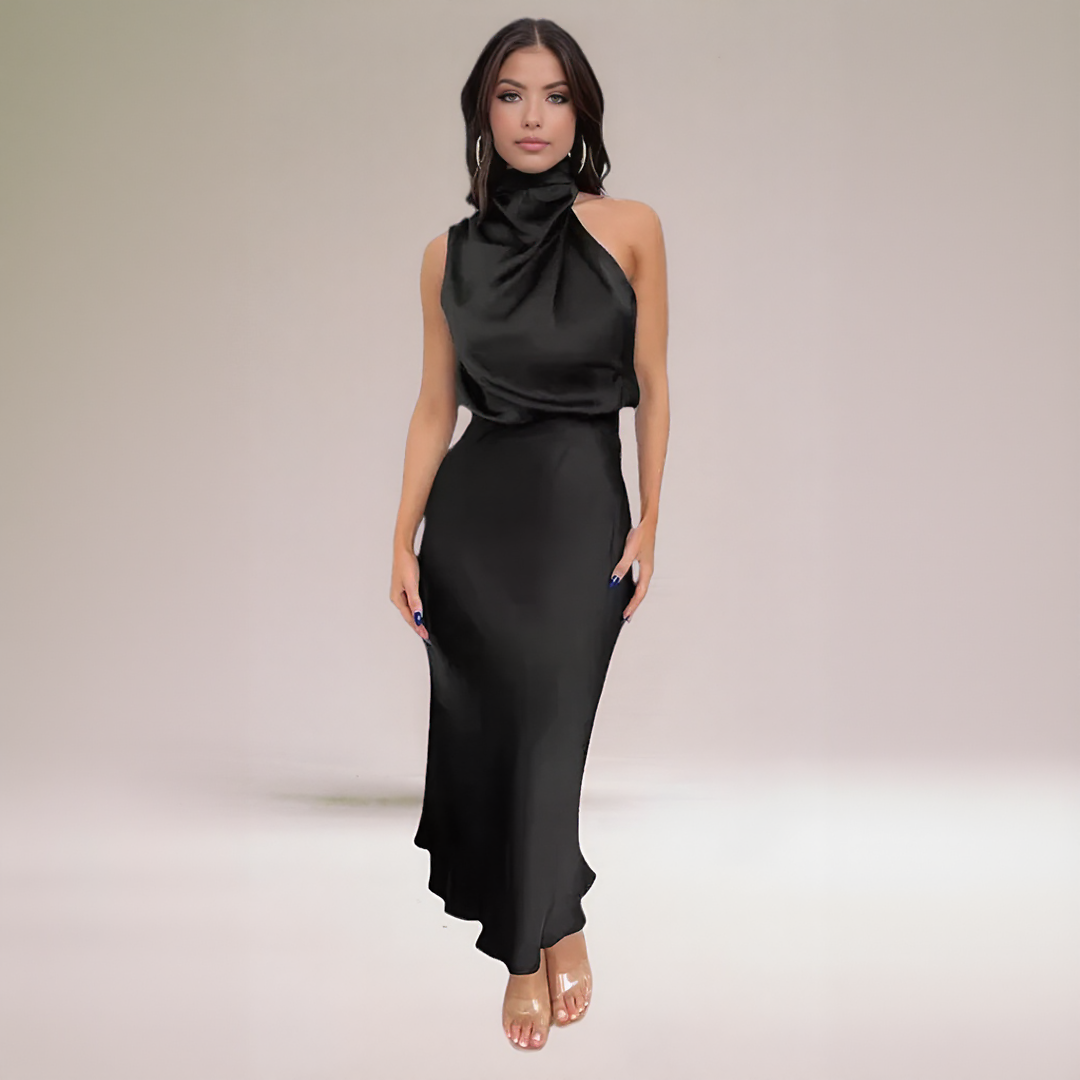 Amélie | Robe à dos nu glamour